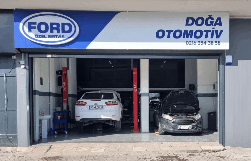 Maltepe Ford servisi – Doğa Otomotiv’de teknik servis hizmeti verilen Ford araç görüntüsü